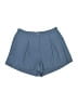 Adidas 100% Polyester Solid Blue Shorts Size L - photo 1