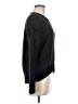 Lululemon Athletica 100% Wool Houndstooth Black Wool Pullover Sweater Size 6 - photo 4