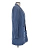 Moda International 100% Silk Blue Silk Blazer Size 6 - photo 4