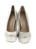 Aldo Metallic Silver Heels Size 7 - photo 2