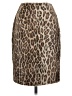 Peter Nygard Animal Print Brown Casual Skirt Size 4 - photo 1
