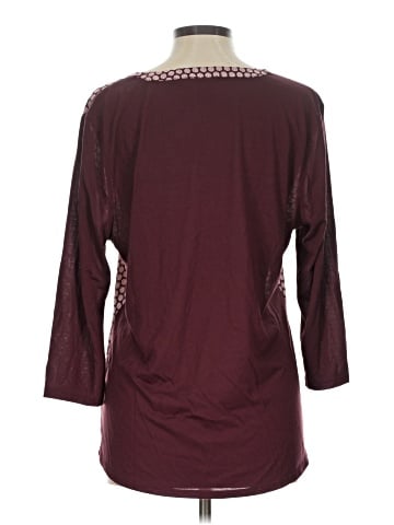 Ann Taylor Factory 3/4 Sleeve T-Shirt (view 2)