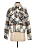 Sanctuary 100% Polyester Plaid Ivory Coat Size S - photo 1