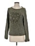 Lucky Lotus 100% Cotton Animal Print Gray Pullover Sweater Size S - photo 1