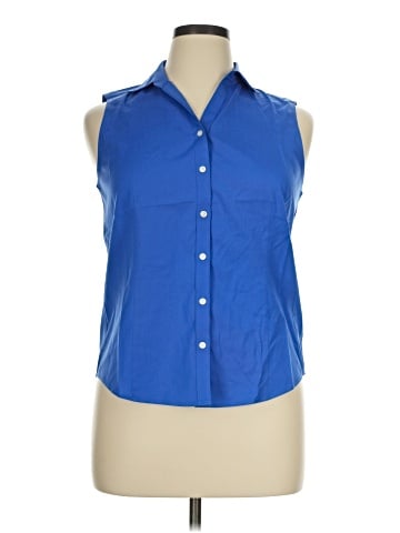 Talbots Sleeveless Button-Down Shirt (view 1)