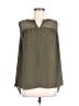 Daniel Rainn 100% Polyester Green Sleeveless Blouse Size L - photo 1