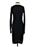 Leith Solid Black Casual Dress Size S - photo 2