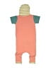 Rags Color Block Orange Short Sleeve Onesie Size 3 - photo 2