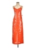 1.State 100% Polyester Orange Cocktail Dress Size 2 - photo 1