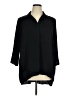 Renuar 100% Polyester Black 3/4 Sleeve Blouse Size XL - photo 1