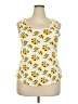 Inner Circle Inc. Yellow Tank Top Size 2X - photo 1