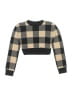 Tahari 100% Cotton Checkered-gingham Black Pullover Sweater Size M (kids) - photo 1