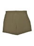 Fig Solid Green Khaki Shorts Size 6 - photo 2