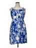 Spense Print Blue Casual Dress Size XL - photo 1