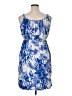 Spense Print Blue Casual Dress Size XL - photo 2