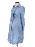 Seraphine Stripes Blue Casual Dress Size 2 Maternity - photo 1