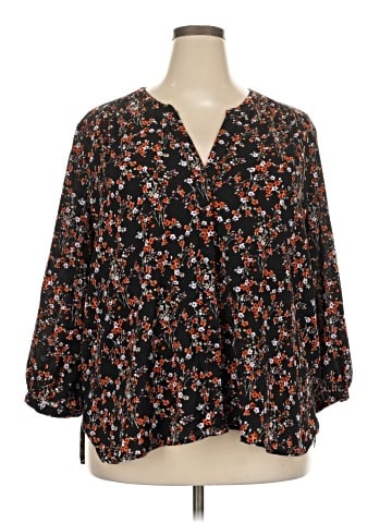 Gibson 3/4 Sleeve Blouse (view 1)