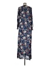 DR2 100% Polyester Paisley Blue Casual Dress Size M - photo 2