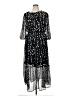 Tinsel 100% Polyester Animal Print Black Casual Dress Size XL Petite - photo 1