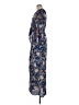 DR2 100% Polyester Paisley Blue Casual Dress Size M - photo 5