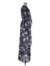 DR2 100% Polyester Paisley Blue Casual Dress Size M - photo 4