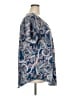 Halife Paisley Blue Short Sleeve Blouse Size XXXL - photo 4