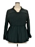 BLOOMCHIC 100% Polyester Teal 3/4 Sleeve Blouse Size 18 - photo 1