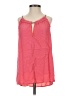 Freeway 100% Polyester Pink Sleeveless Blouse Size S - photo 1
