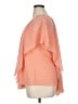 Cato 100% Polyester Orange Short Sleeve Blouse Size XL (estimated) - photo 5