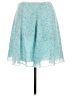 Express 100% Polyester Paisley Blue Formal Skirt Size 11 - photo 2