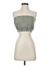 Double Zero 100% Cotton Green Tube Top Size S - photo 1