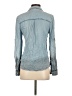 Alya Blue Long Sleeve Button-Down Shirt Size S - photo 2