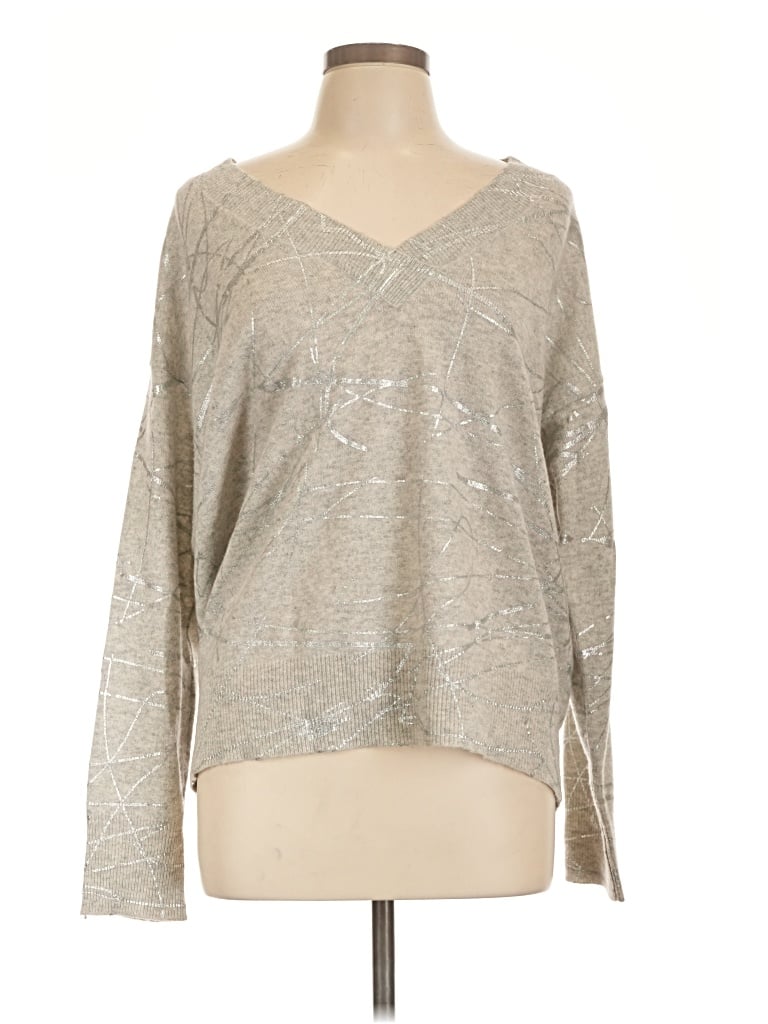 Pre-owned Brodie Pullover Sweater In Silver