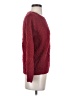 Forever 21 Chevron-herringbone Burgundy Pullover Sweater Size S - photo 4
