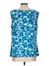 Covington Blue Sleeveless T-Shirt Size Lg Petite - photo 2