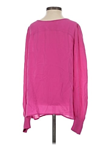 J.Crew Long Sleeve Silk Top (view 2)