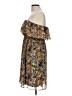 Karlie 100% Polyester Print Brown Cocktail Dress Size L - photo 5