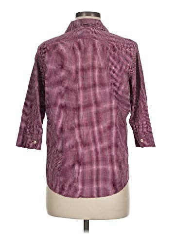 Abercrombie & Fitch 3/4 Sleeve Button-Down Shirt (view 2)