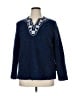 Cathy Daniels Blue Pullover Sweater Size XL - photo 1