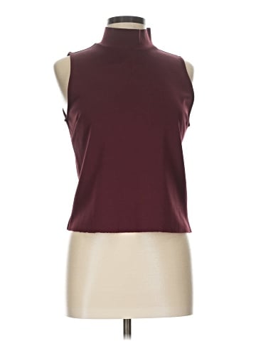 Zara W&B Collection Sleeveless T-Shirt (view 1)