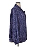 ASOS 100% Polyester Polka Dots Blue Long Sleeve Blouse Size 16 - photo 4