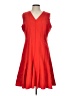 Calvin Klein Solid Red Cocktail Dress Size 12 - photo 1