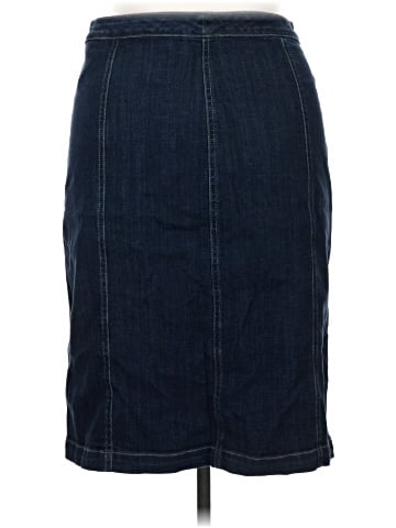 LOGO by Lori Goldstein Denim Skirt (view 2)