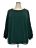 BLOOMCHIC 100% Polyester Green 3/4 Sleeve Blouse Size 18 - photo 1