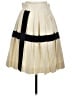 Abaete Color Block Ivory Formal Skirt Size 6 - photo 1