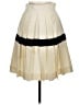 Abaete Color Block Ivory Formal Skirt Size 6 - photo 2