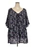 BLOOMCHIC 100% Polyester Purple 3/4 Sleeve T-Shirt Size 30 - photo 1