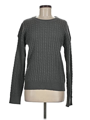 Hem & Thread Pullover Sweater (view 1)