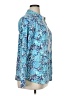 Lilly Pulitzer Paisley Blue Long Sleeve Blouse Size XL - photo 4