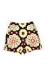Boden 100% Linen Print Yellow Shorts Size 2 - photo 1